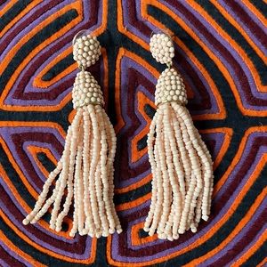 Baublebar pink tassel earrings